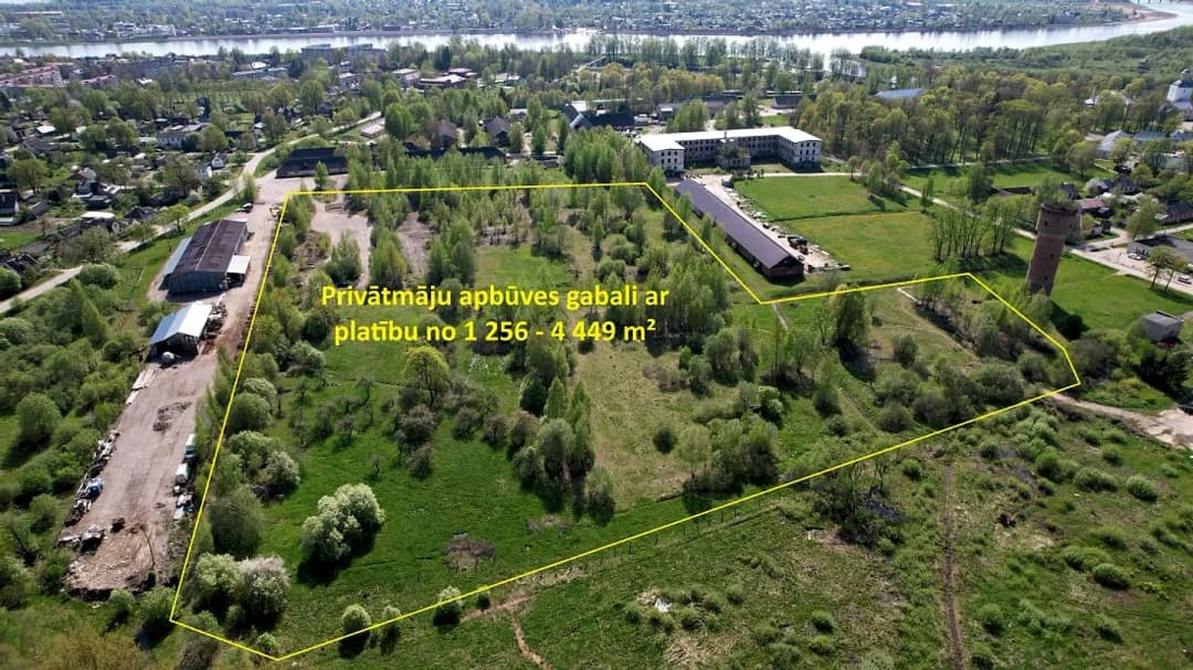 Zeme, 1256㎡ - Jēkabpils novads, Jēkabpils — bilde 3