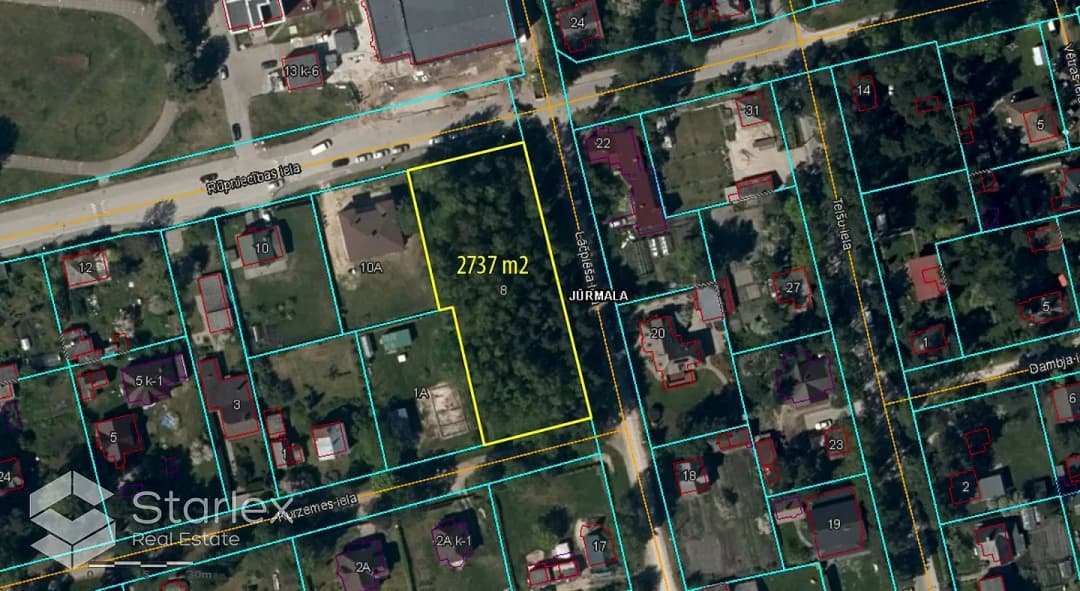 Zeme, 2737㎡ - Jūrmala, Kauguri — vēl bildes