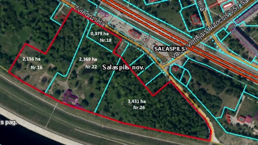 Pārdod trīsstāvu privātmāju Salaspilī ar 8.3 ha zemi. Zeme ir sadalīta 4 zemes gabalos: - — bilde 2