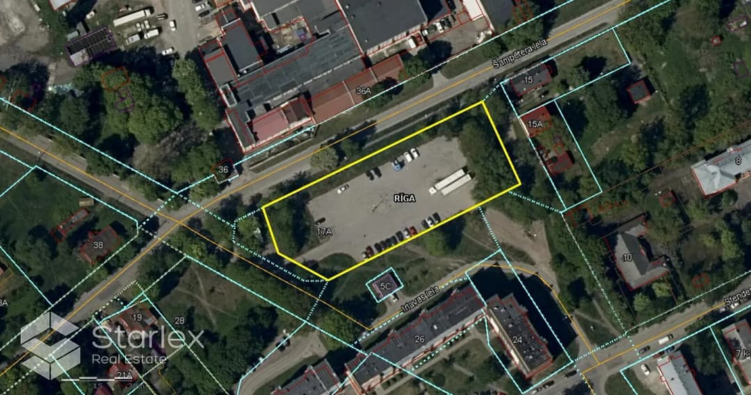 Zeme, 4112㎡ - Rīga, Šampēteris-Pleskodāle — vēl bildes