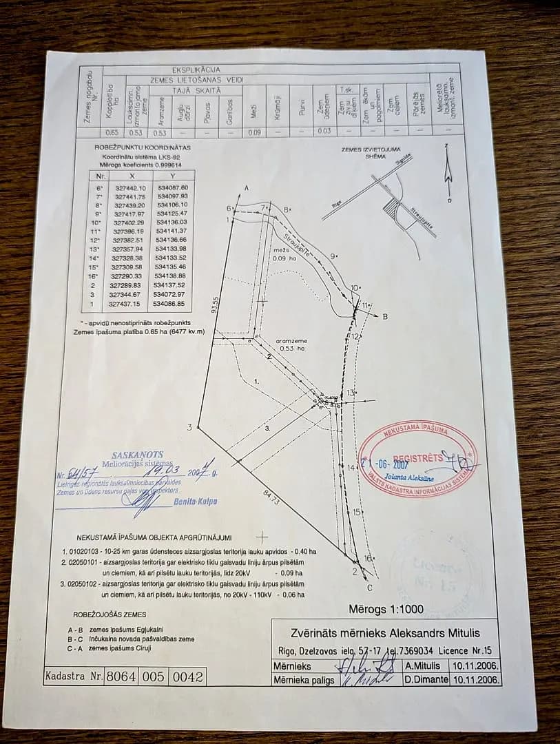 Zeme, 6477㎡ - Siguldas novads, Inčukalna pagasts — bilde 3