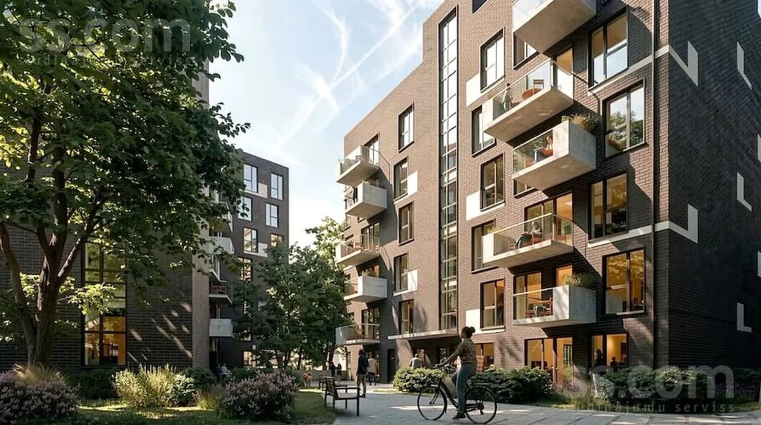4 istabu dzīvoklis — Miera 75 — bilde 2