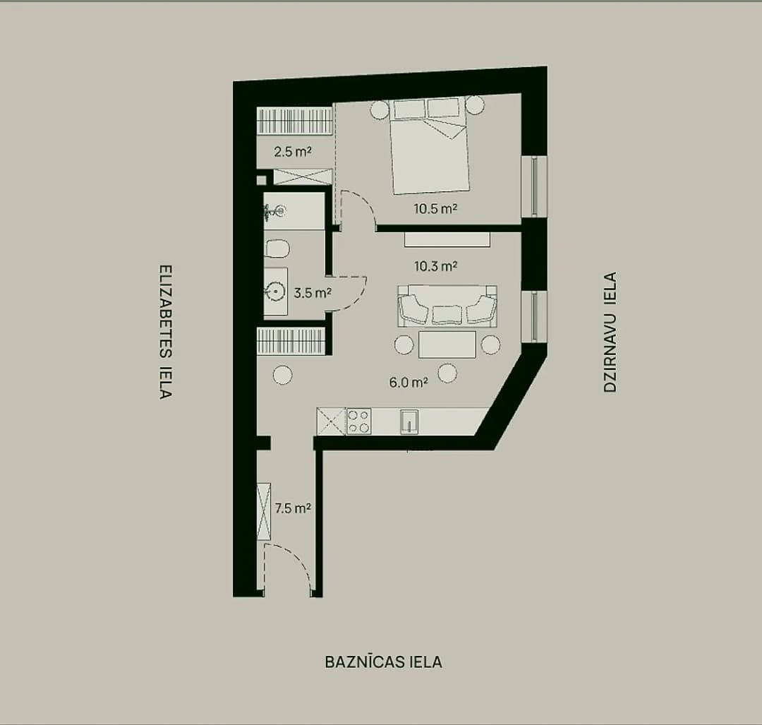 Baznīcas 5, Centrs — bilde 2