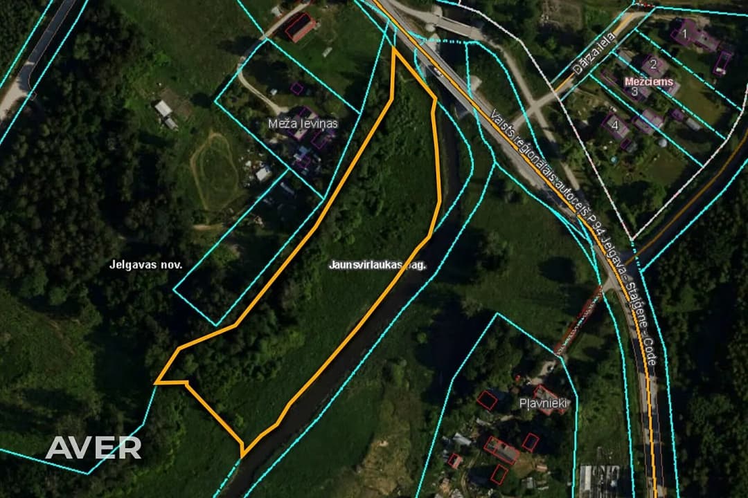 Zeme, 14300㎡ - Jelgavas novads, Platones pagasts — bilde 4