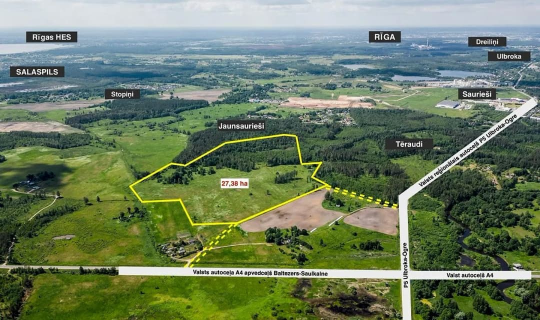 Zeme, 273800㎡ - Salaspils novads
