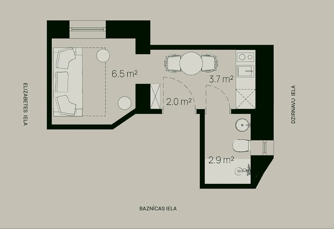 Baznīcas 5, Centrs — bilde 3