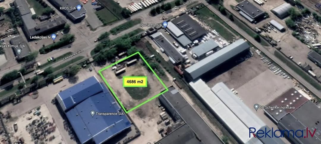 Iznomā teritoriju Pļavniekos. Zemes gabala platība 4686 m2; Grunts segums; Iespēja pieslēgt — bilde 2