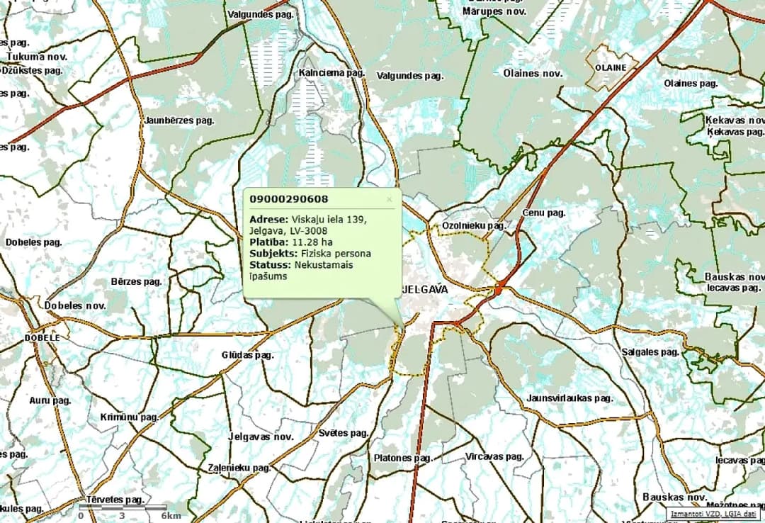 Zeme, 112800.00㎡ - Jelgava — bilde 3