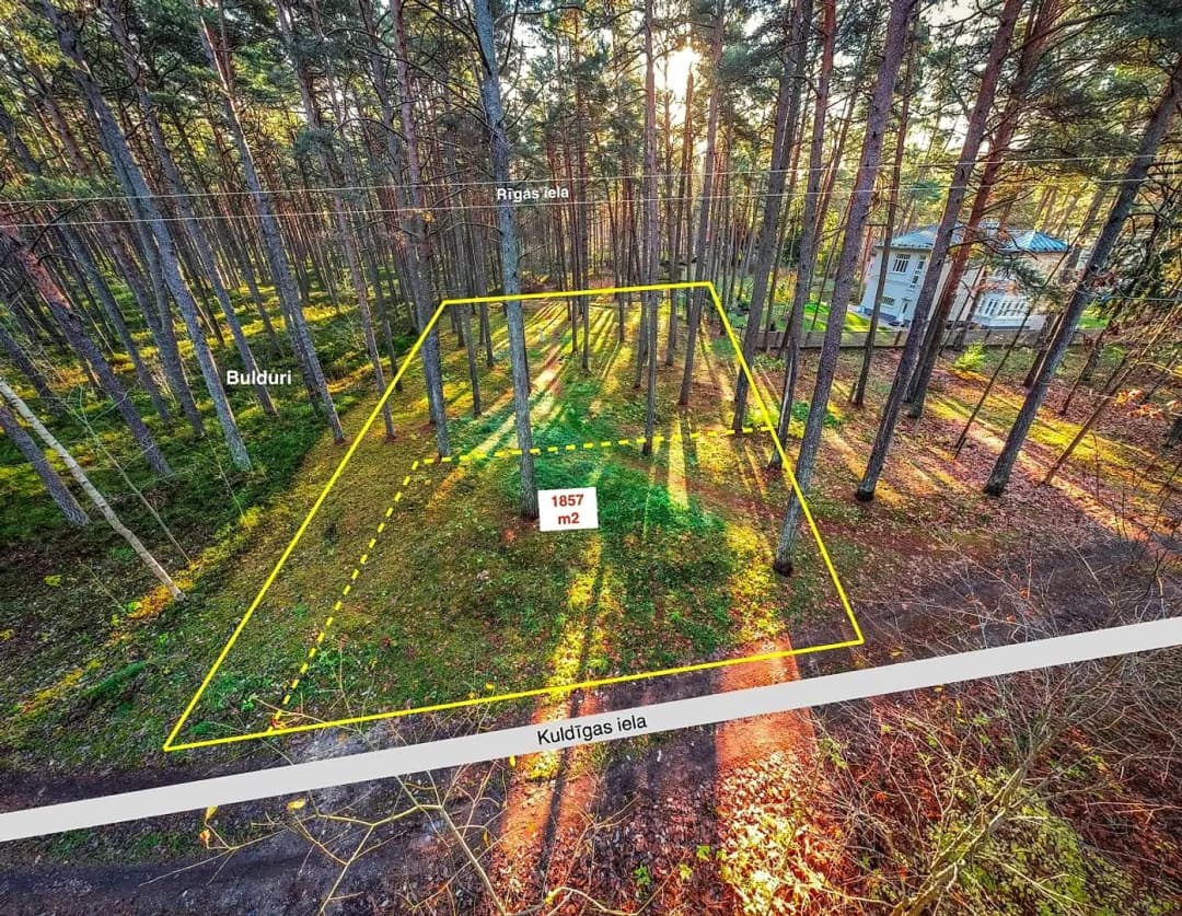 Zeme, 1857㎡ - Jūrmala, Bulduri — vēl bildes