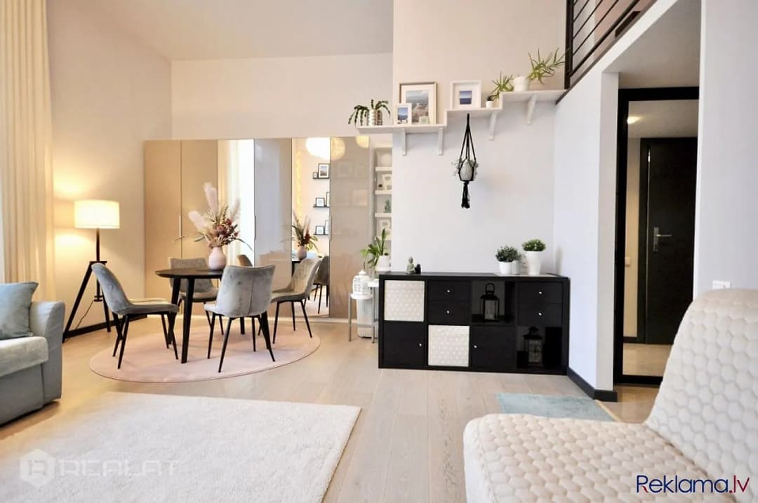 Pilnībā aprīkots, labi uzturēts 57 m2 Loft stila 2 istabu dzīvoklis Kalnciema kvartāla — bilde 3
