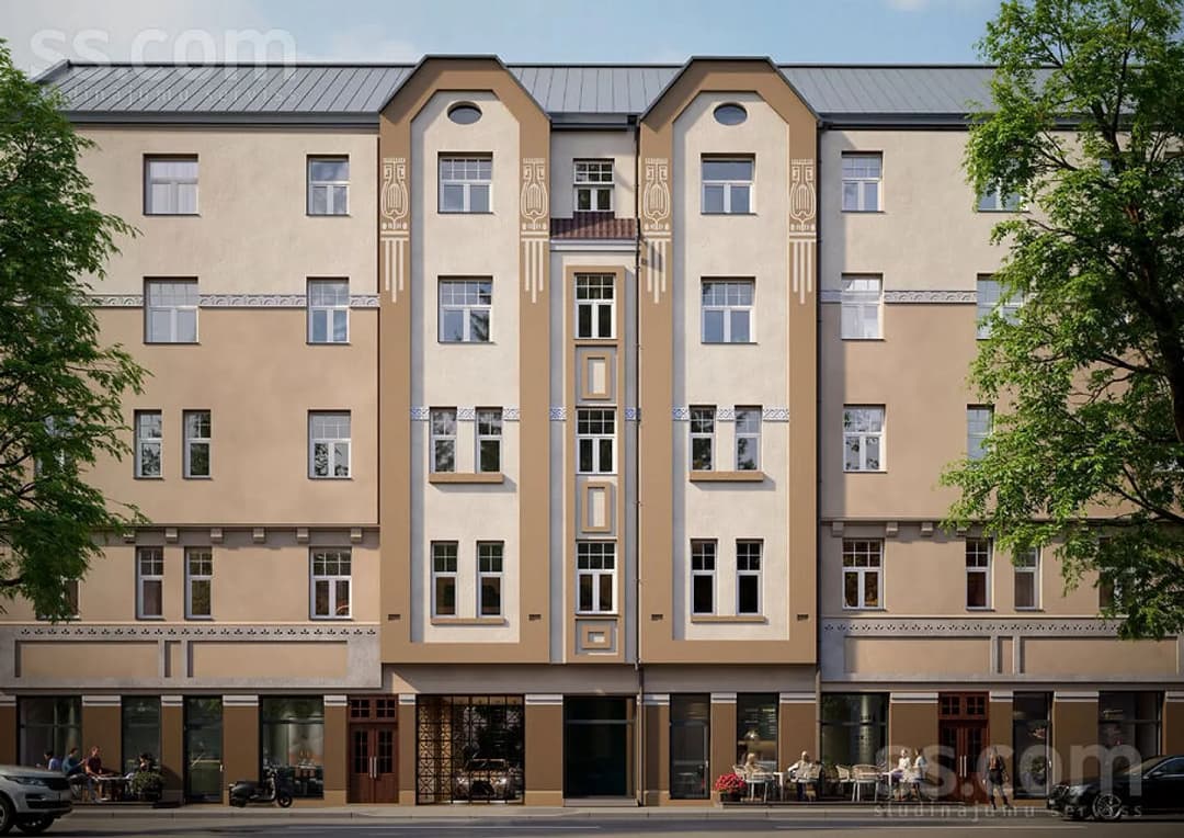 Trīsistabu dzīvoklis — Ģertrūdes 56