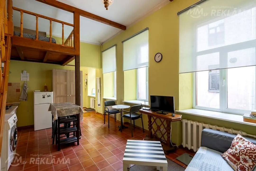 Dzīvoklis Rīgā, Centrā, 26 м², 1 ist., 2 stāvs. — bilde 4